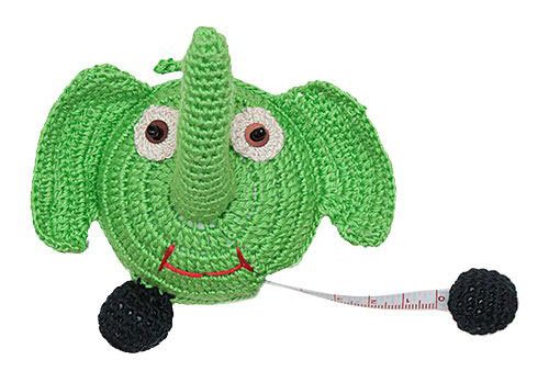 Paradise Exotic Crocheted Elephant Tape Measure TM10109