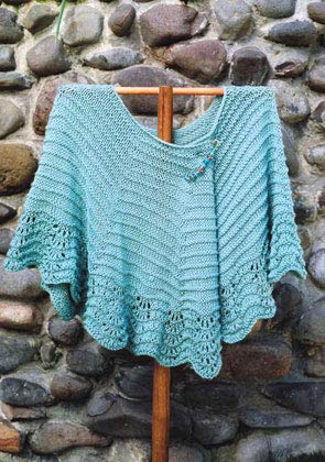 Sonoma Shawl AC311 Oat Couture Knitting Pattern