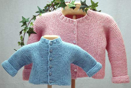 Cabin Fever #420 Baby 'J' Cardigan