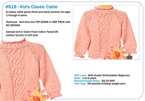 Cabin Fever #618 Kid's Classic Cable by Lynda Gemmell