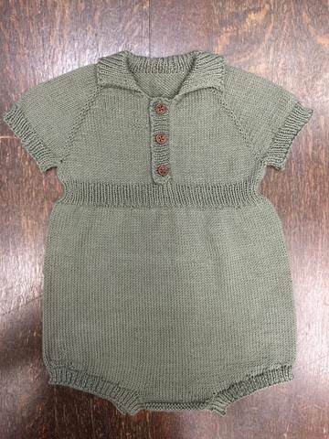 Shibui Baby Onesie Knitting Pattern
