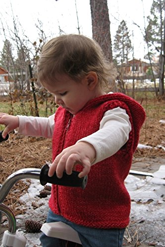 Knitting Pure & Simple Knitting Pattern #271 Bulky Hooded Vest for Children, Quick & Easy Knit