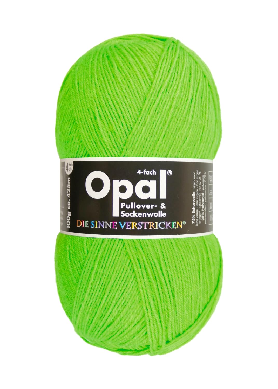 OPAL Sockengarn Neon, col. 2011 Green, 4ply