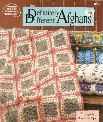 Definitely Different Afghans: 5 Designs (American School of Needlework #1288)