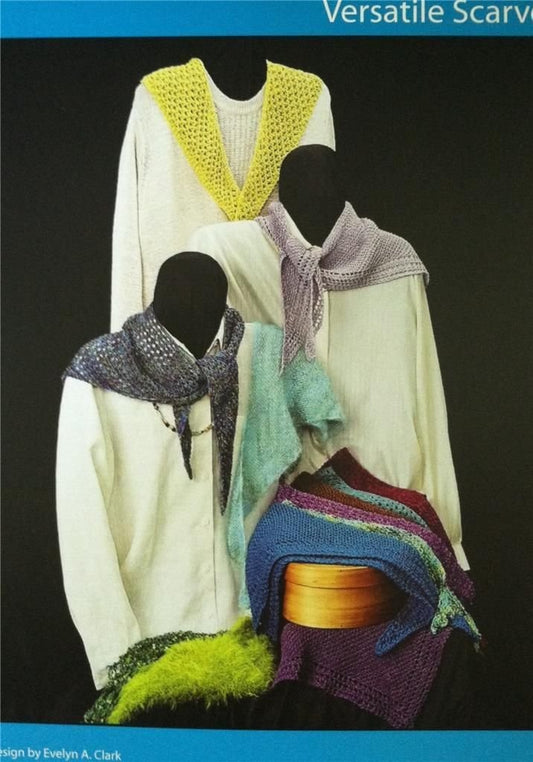Versatile Scarves Knitting Pattern (AC-32)