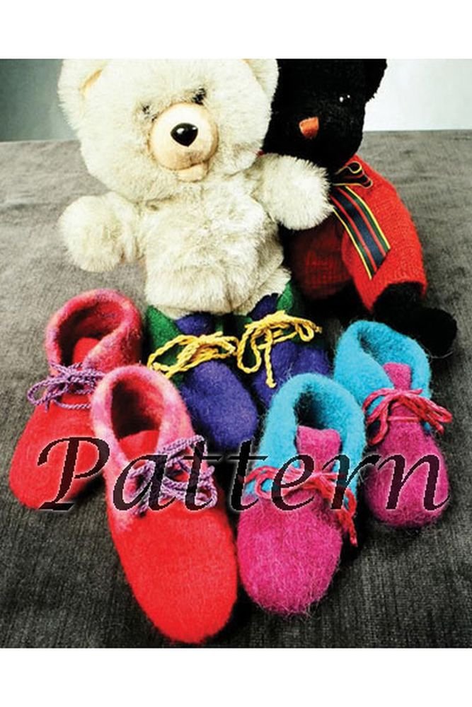 Childrens Felt Boot SlippersPattern [Shoes]