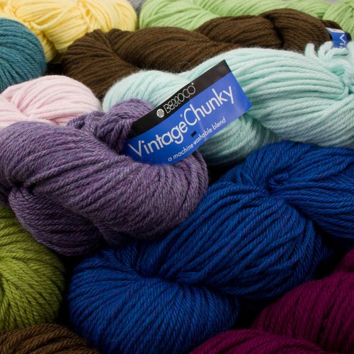Berroco Vintage Chunky yarn 6186 Evergreen