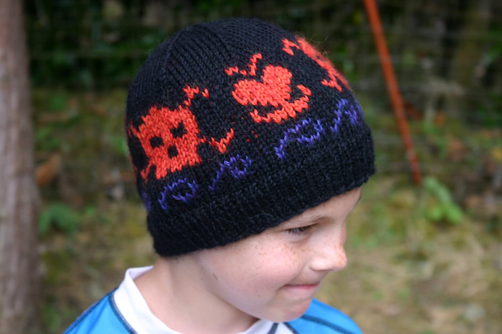 Pirates with a Heart Hat Knitting Pattern