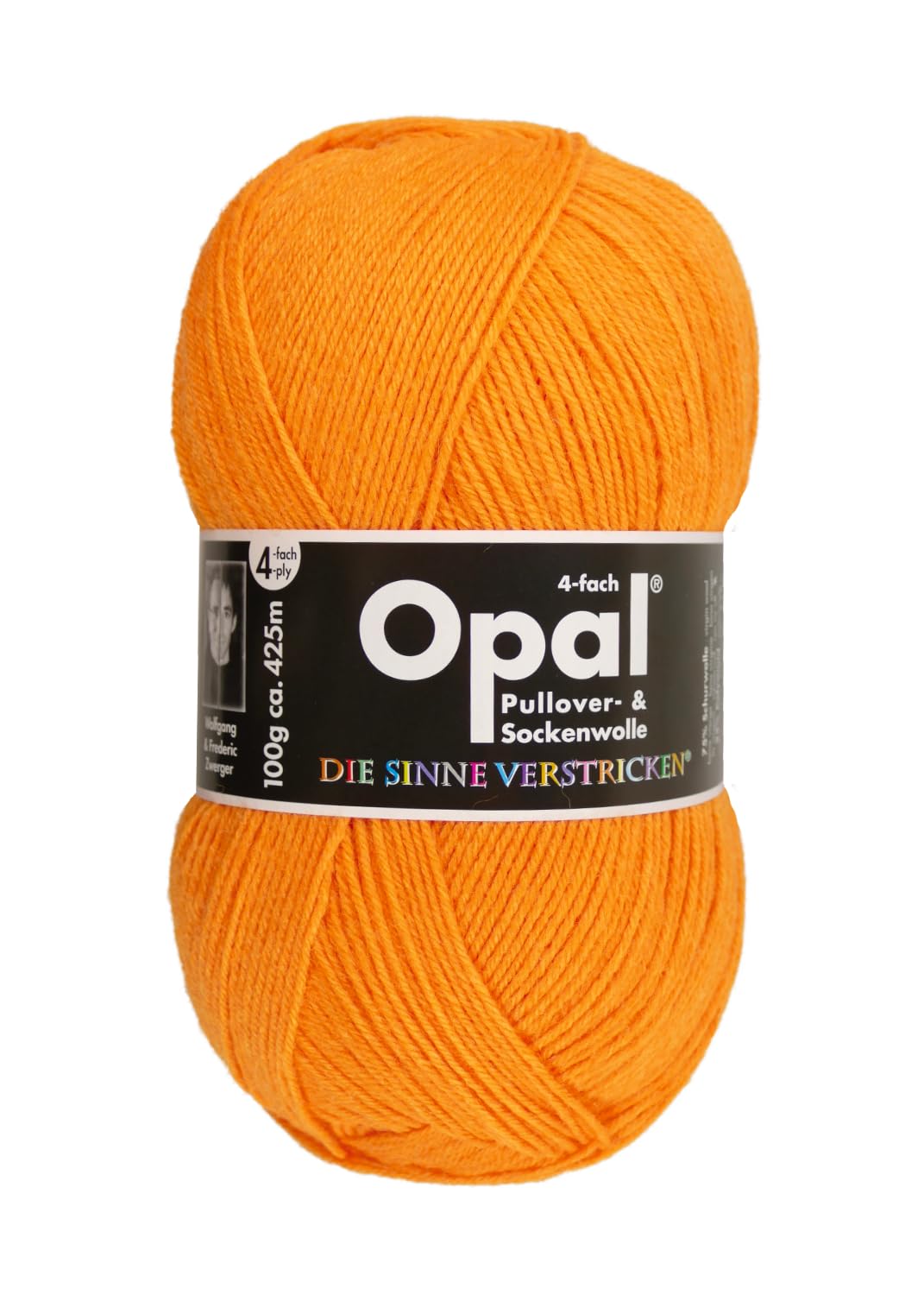 OPAL Sockengarn Neon, col. 2013 Orange, 4ply