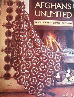 Bucilla Bear Brand Fleisher Vol. 65 Afghans Unlimited (1971)