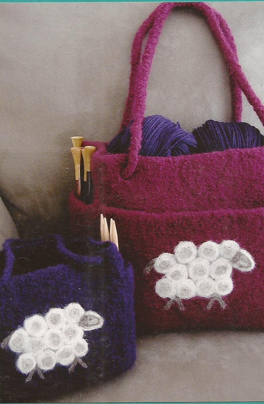 The Sheep Tote - in two sizesPattern