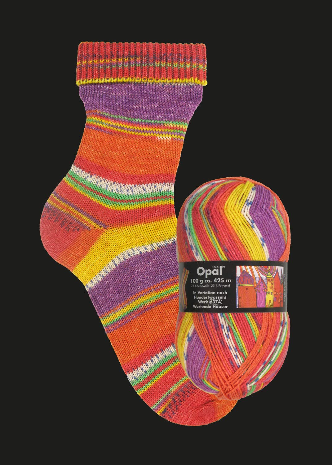 OPAL Hundertwasser 4-fach 1434 wartende Häuser