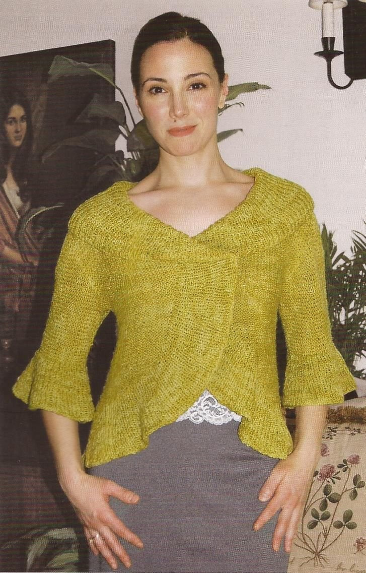 Saratoga Shrug Dovetail Designs Knitting Pattern K2.23