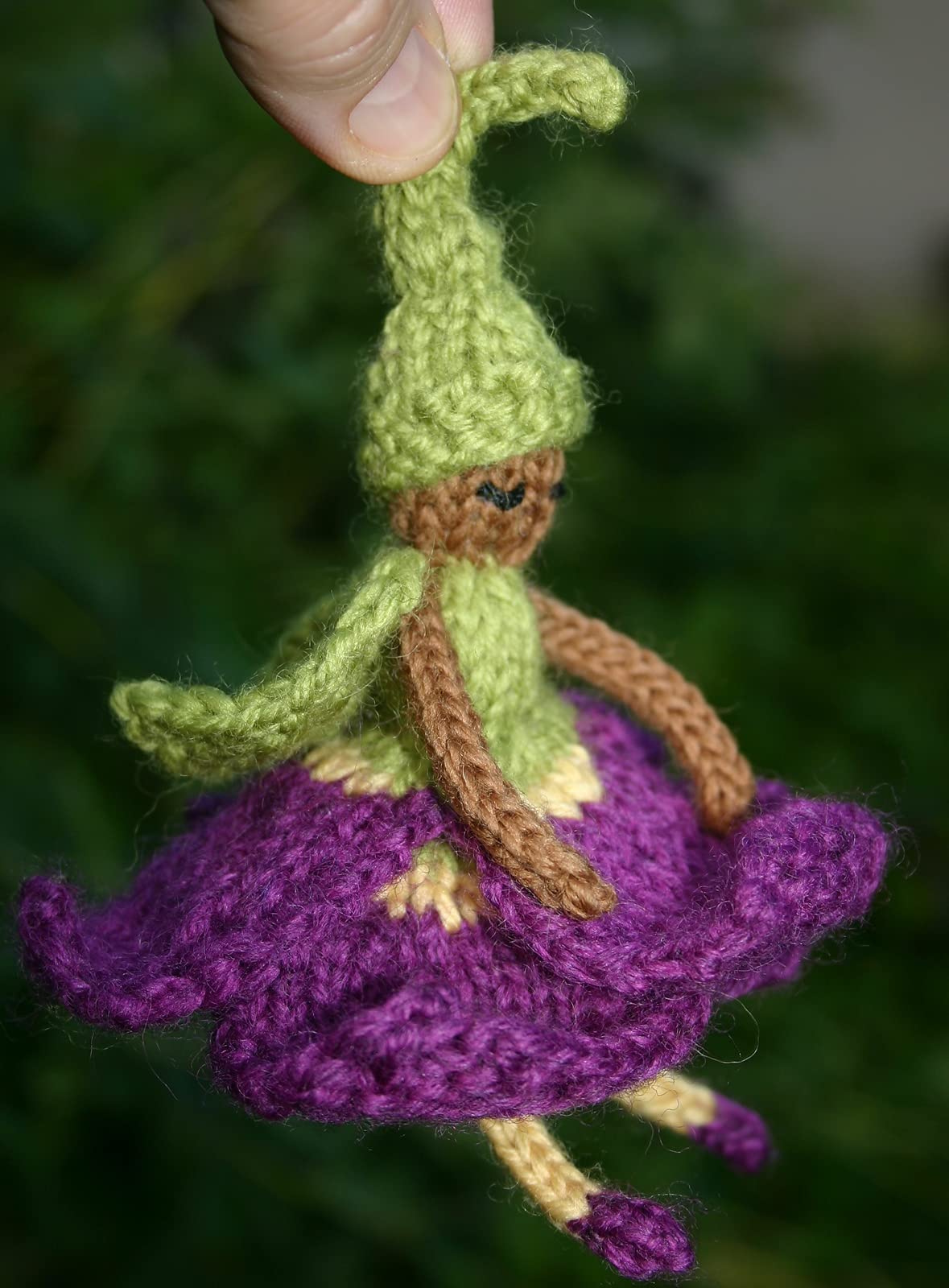 Daylily Flower Fairy Knitting Pattern