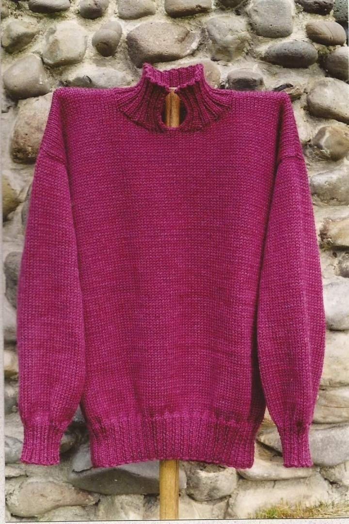 San Rafael Pullover - Oat Couture Easy Knit Knitting Pattern EK702