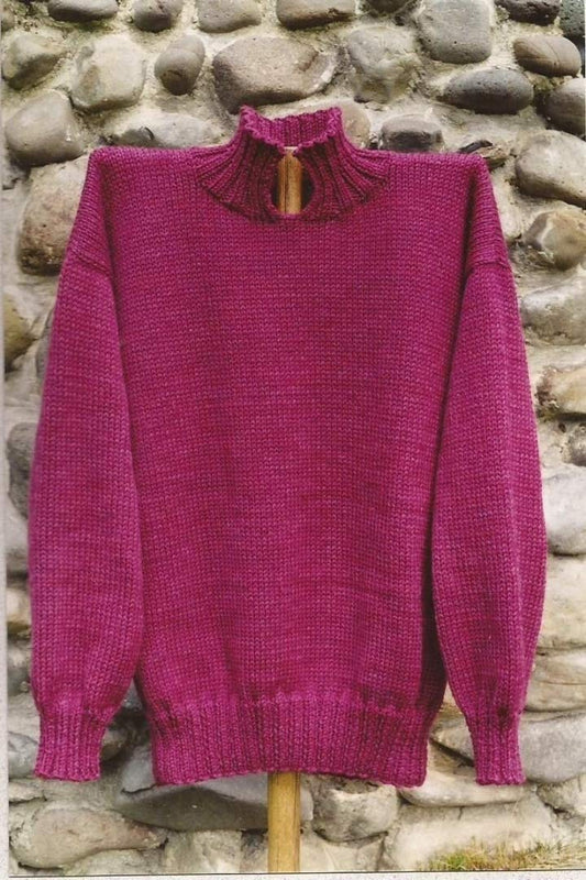 San Rafael Pullover - Oat Couture Easy Knit Knitting Pattern EK702