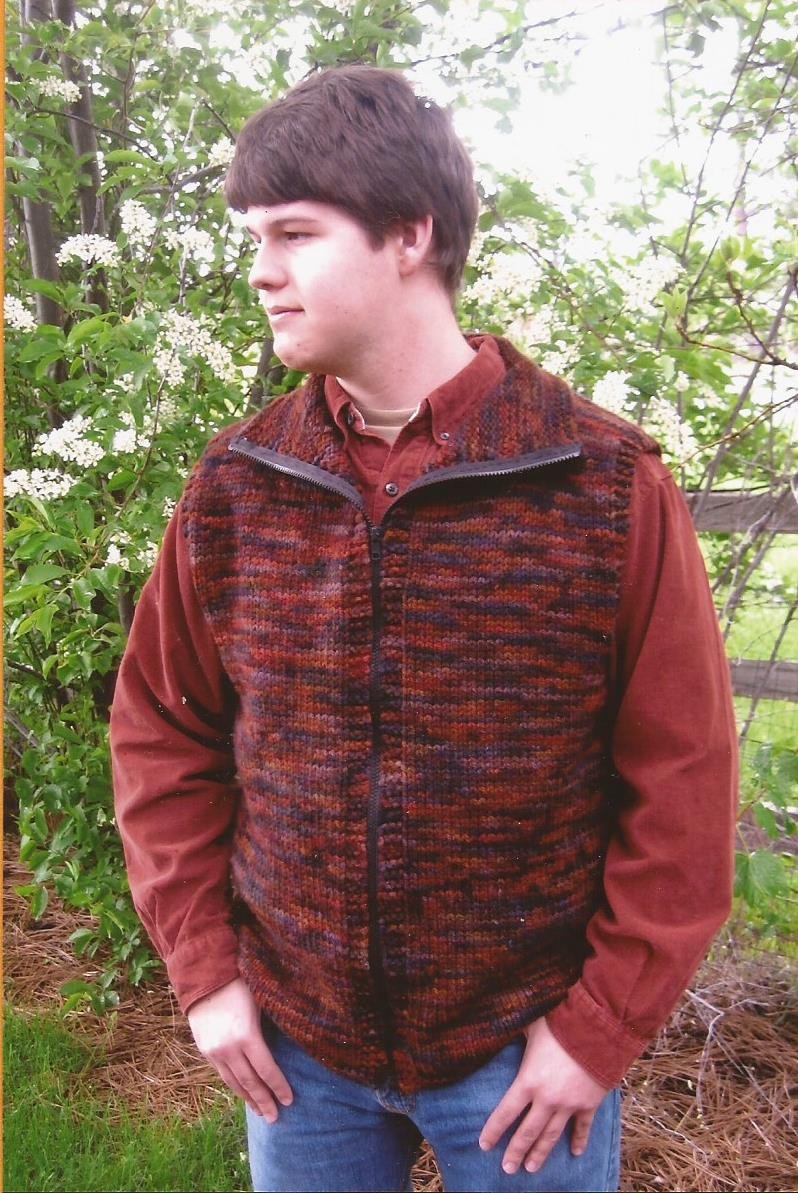 Bulky Vest for Men - Knitting Pure & Simple Knitting Pattern No. 289 Pattern Only