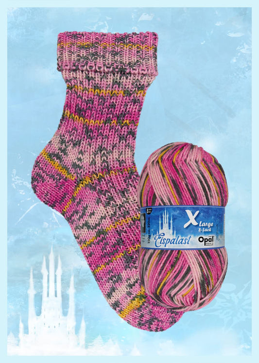 Opal 11014 XL Ice Palace 8ply Sock Yarn