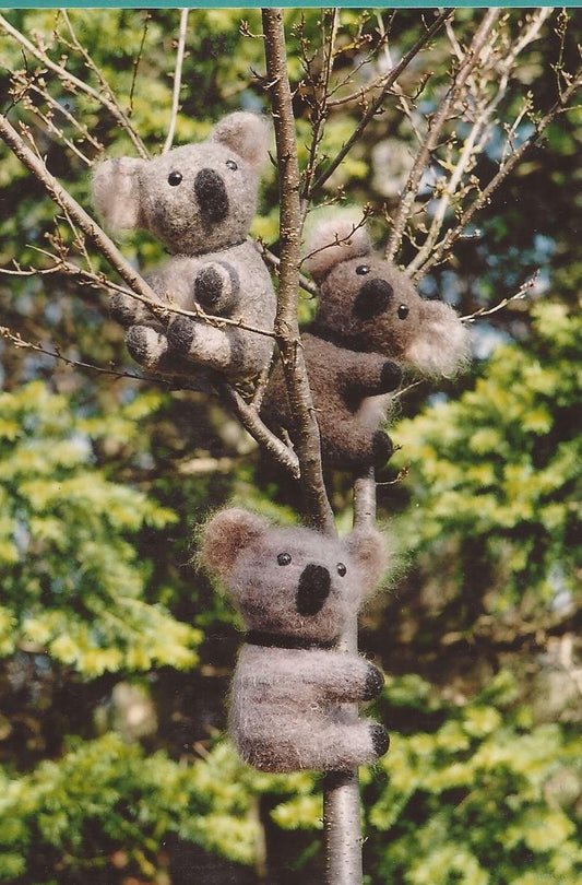 Felt Koala - Fiber Trends Knitting & Felting Pattern FT205