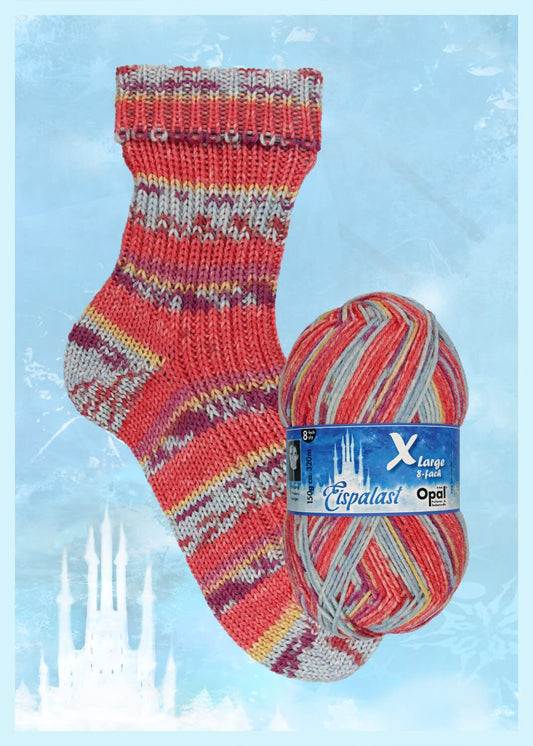 Opal 11011 XL Ice Palace 8ply Sock Yarn