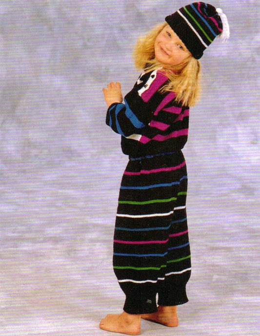 Minnowknits Knitting Pattern Yikes! Stripes #125 [Pamphlet] Jil Eaton