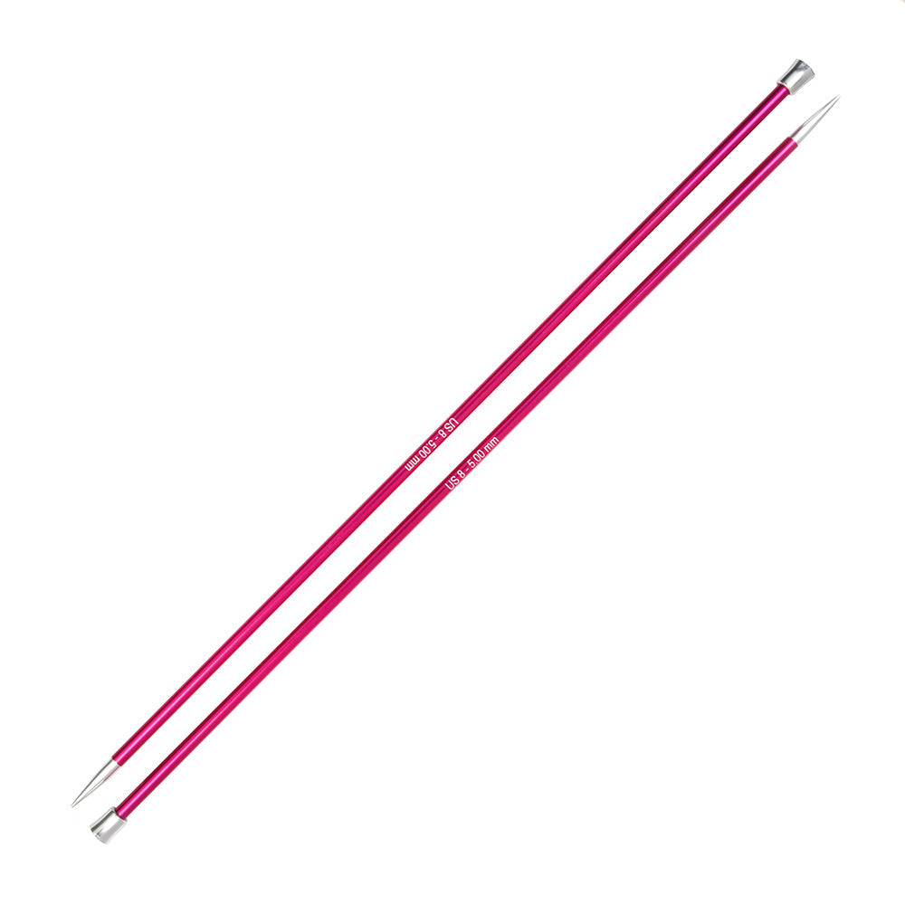 Knitter's Pride Zing aluminum single pointed knitting needles
