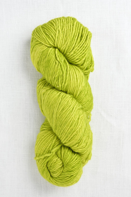 Worsted 11 apple-green skein