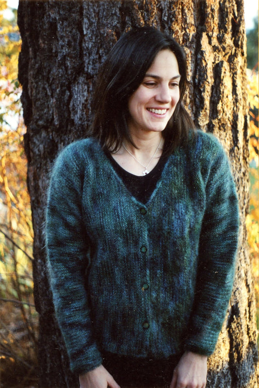 Knitting Pure & Simple Knitting Pattern 202 Women's Side to Side Cardigan