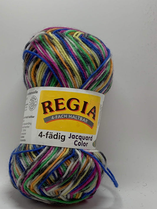 Regia 4ply Jacquard Color 5269 Apricot Multi