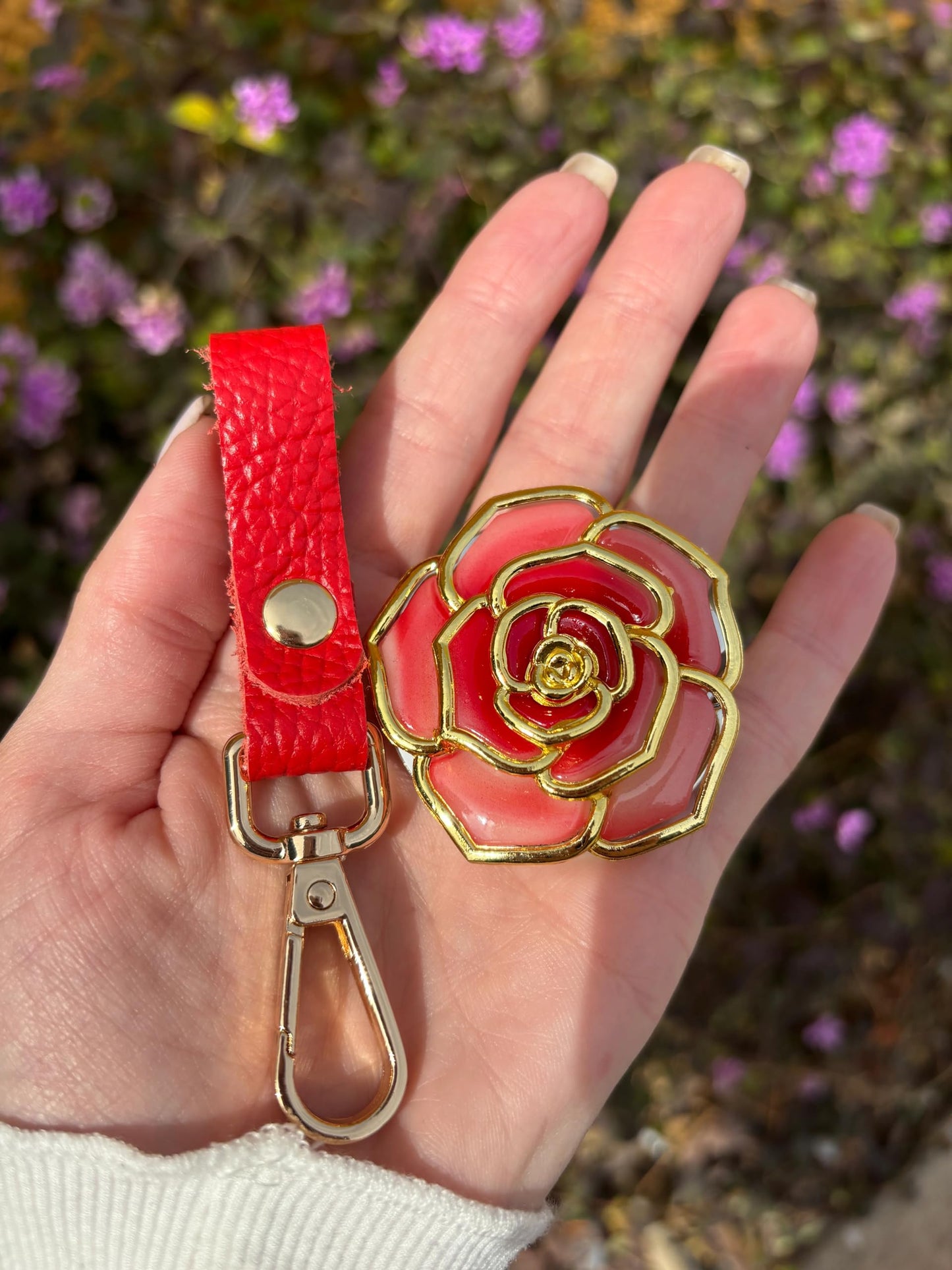 Lemonwood Rose Minder Hook (Pink)