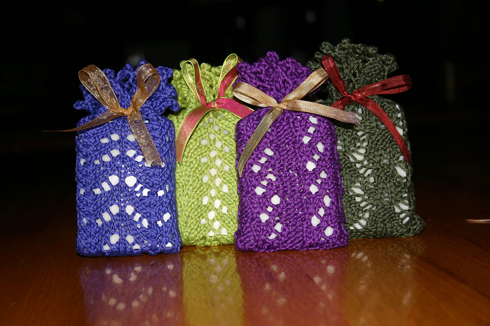 Lace Exfoliators Knitting Pattern