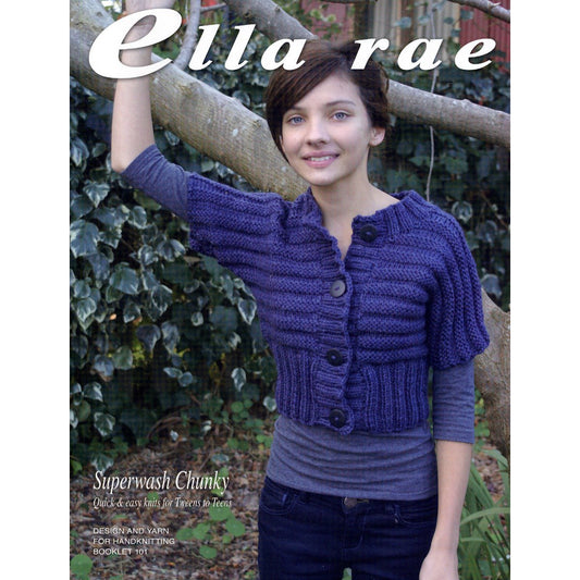 Ella Rae Superwash Chunky #101 Knitting Pattern Book