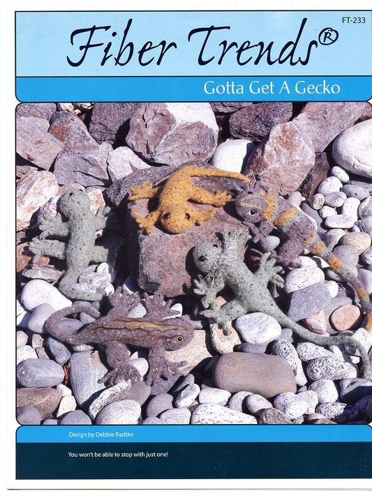 Gotta Get A Gecko - Fiber Trends Knitting Pattern FT233