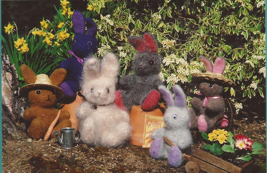 Bunny Fun - Fiber Trends Knitting & Felting Pattern FT203
