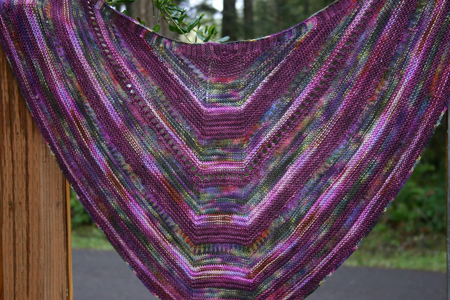 Once in A Blue Moon Shawl Knitting Pattern