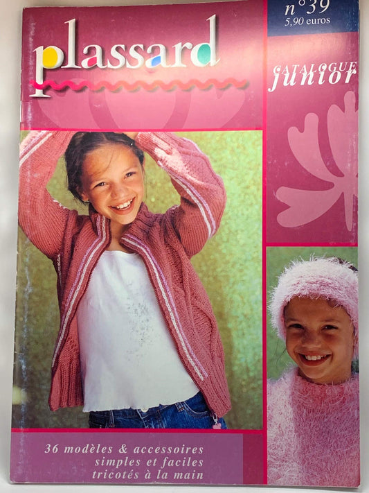 Plassard No 39 Junior Knitting Pattern Catalogue in English