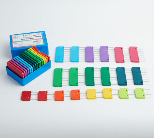 Knitter's Pride Rainbow Knit Blockers-Package of 20