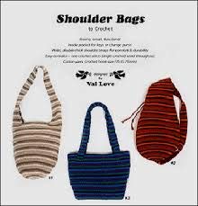 Shoulder Bags to Crochet DovP2 Dovetail Designs by Val Love