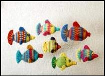 Felted Fish Pattern P1 Fiber Space