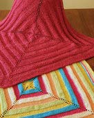 Ribbons Baby Blanket Pattern CH44 Fiber Trends by Evelyn A Clark