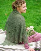 Field of Flowers Shawl Pattern FTS2004 Fiber Trends by Evelyn A Clark