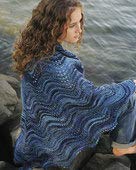 Shoalwater Shawl Pattern FTS2011 Fiber Trends by Evelyn A Clark