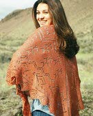 Spirit of The Southwest Shawl Pattern FTS2012 Fiber Trends by Evelyn A Clark