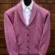 Mari MS106 Bulky Weight Shawl Collar Sweater Pattern