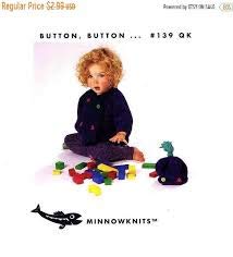 Button, Button #139 Minnowknits Pattern