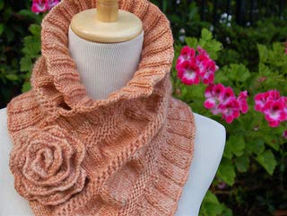Shibui Ruffled & Ruched Scarf by Pam Powers