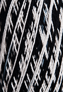 Plymouth Yarn Anne 9016 Black/White skein
