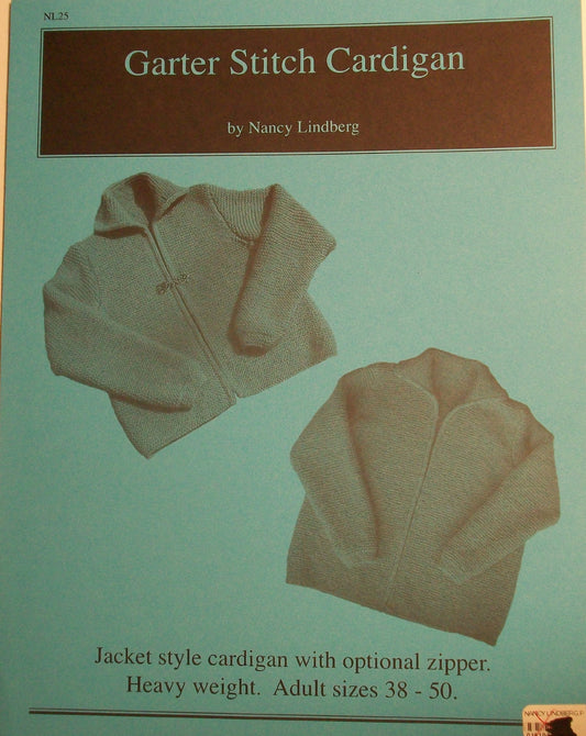 Garter Stitch Cardigan Craft Pattern