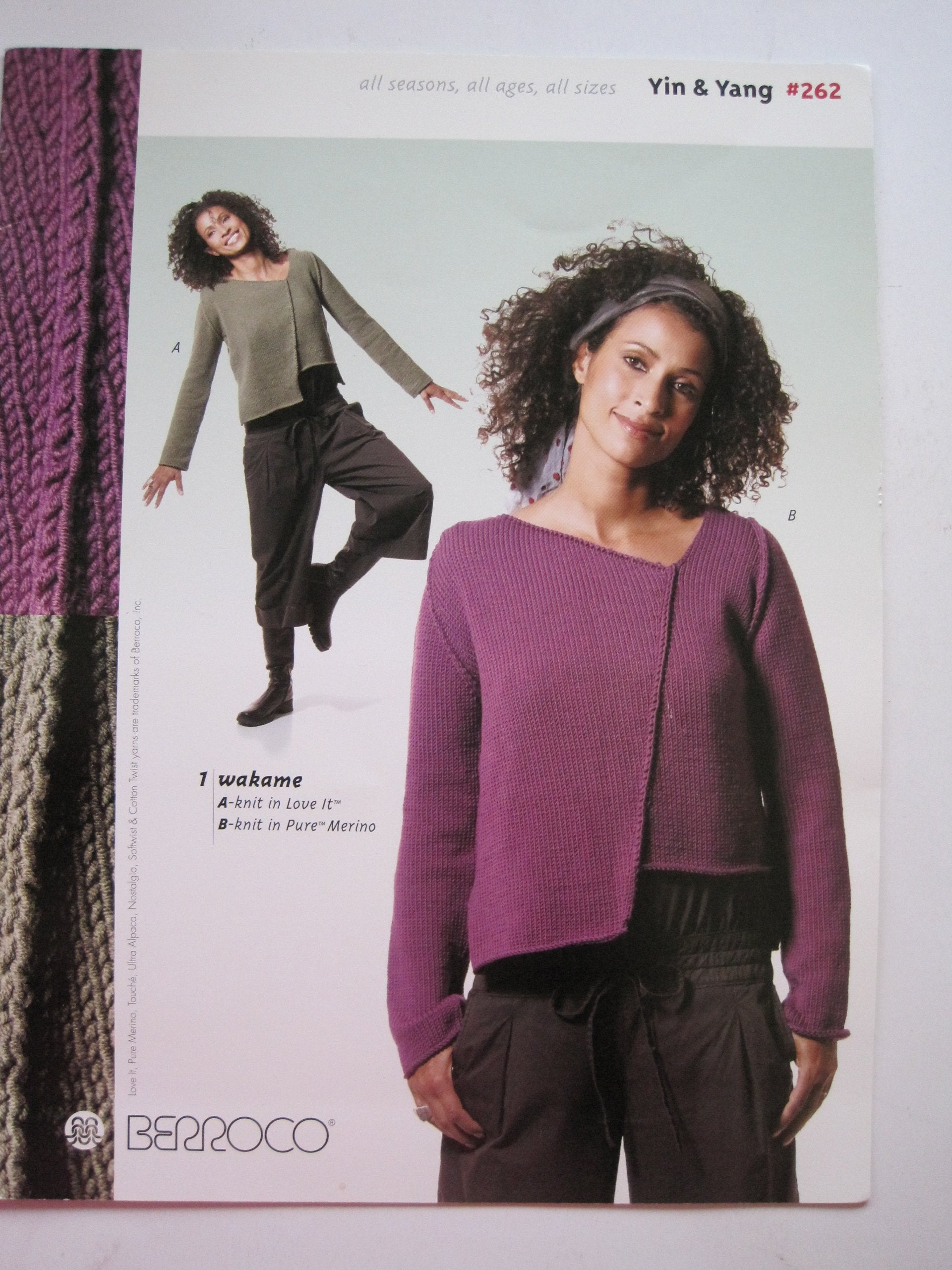 Berroco Yin & Yang #262 pattern booklet cover
