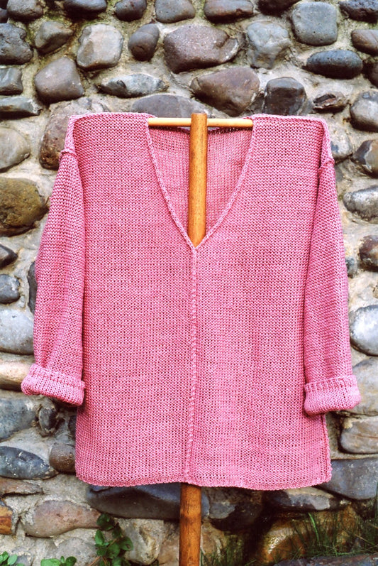 Oat Couture Knitting Pattern EK715 - Easy Knit Silverlake Shirt